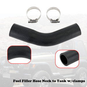 Fuel Filler Hose Neck to Tank W/Clamps For Jeep TJ Wrangler 2003 2004-2006