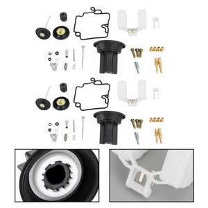 2X Carburetor Carb Rebuild Kit acceleration pump fit for KT CVK24 Scooter Racing