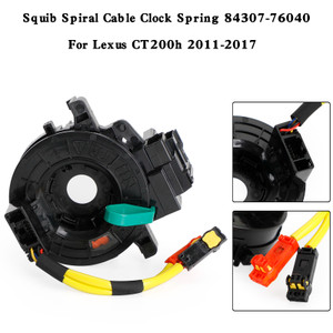 Squib Spiral Cable Clock Spring 84307-76040 For Lexus CT200h 2011-2017