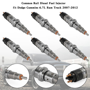 6PCS Common Rail Diesel Fuel Injector fit Dodge Cummins 6.7L Ram Truck 2007-2012