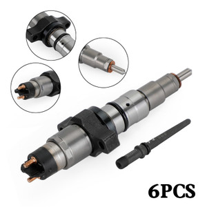 6PCS Common Rail Fuel Injector 0445120255 fit Dodge Ram 2500 2003-2004 Cummins