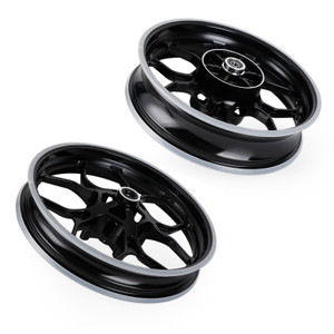 Front & Rear Wheel Rims For Yamaha YZF R3 2015-2022 21 20 19 18 17 16 Black