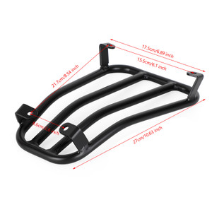 Floor Board Rack Carrier Matt Black For Vespa 125 200 250 300 GTS GTV GT GTL