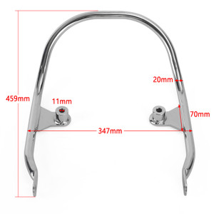 Passenger Handle Grab Bar Hand Armrest Tail Chrome for Kawasaki Z650RS 2021-2023
