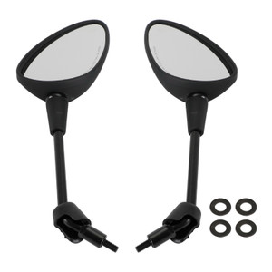 Left & Right Rearview Mirror Black For Vespa Sprint 50 125 150 2014-2022