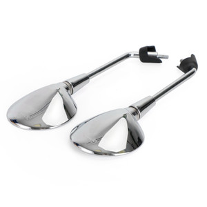 Left & Right Rearview Mirror Chrome For Vespa Primavera 50 125 150 2014-2022