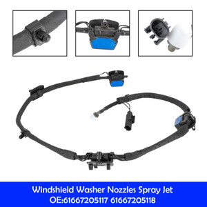 Windshield Washer Nozzles Spray Jet for BMW F10 F11 F18 61667205117 61667205118