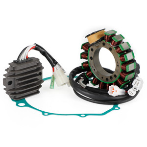 Magneto Stator+Voltage Rectifier+Gasket For Yamaha YFM350X Warrior 350 1996-2001