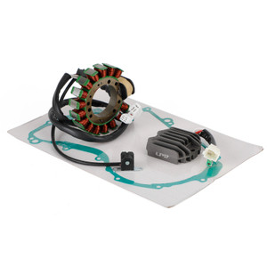 Magneto Stator+Voltage Rectifier+Gasket For Yamaha YFM350 Wolverine 4WD 95-01