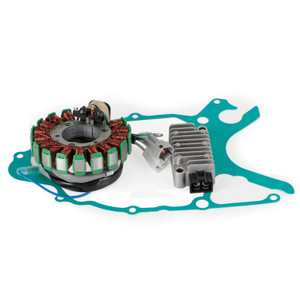 Magneto Stator + Voltage Rectifier + Gasket For Yamaha TW125 TW200 TW225 99-22