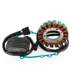 Magneto Stator+Voltage Rectifier+Gasket For Kawasaki Ninja ZX6R ZX-6R 1998-1999
