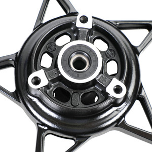 Black Rear Wheel Back Rim For Kawasaki Z400 EX400 Ninja 400 ABS 2018-2022