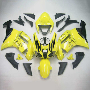 Injection Fairing Kit Bodywork Plastic ABS fit For Kawasaki ZX6R 636 2007-2008
