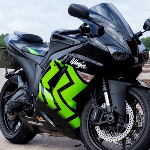 Injection Fairing Kit Bodywork Plastic ABS fit For Kawasaki ZX6R 636 2007-2008 128