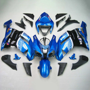 Injection Fairing Kit Bodywork Plastic ABS fit For Kawasaki ZX6R 636 2007-2008 132