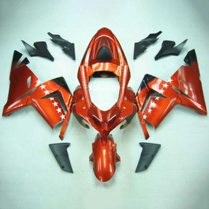 Injection Fairing Kit Bodywork Plastic ABS fit For Kawasaki ZX10R 2004-2005