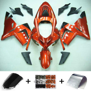 Injection Fairing Kit Bodywork Plastic ABS fit For Kawasaki ZX10R 2004-2005