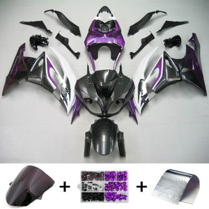 Injection Fairing Kit Bodywork Plastic ABS fit For Kawasaki ZX6R 636 2009-2012 114