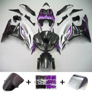 Injection Fairing Kit Bodywork Plastic ABS fit For Kawasaki ZX6R 636 2009-2012