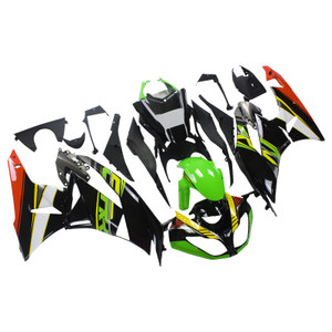 2009-2012 Kawasaki ZX6R 636 Amotopart Injection Fairing Kit Bodywork Plastic ABS #116