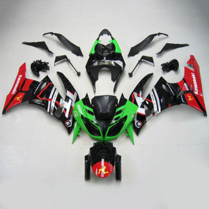 Injection Fairing Kit Bodywork Plastic ABS fit For Kawasaki ZX6R 636 2009-2012 117