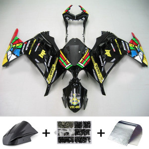 Injection Fairing Kit Bodywork Plastic ABS fit For Kawasaki EX300/Ninja300 2013-2017 109