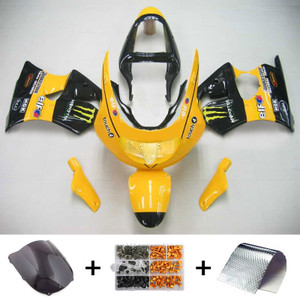 Injection Fairing Kit Bodywork Plastic ABS fit For Kawasaki ZX6R 1998-1999 101
