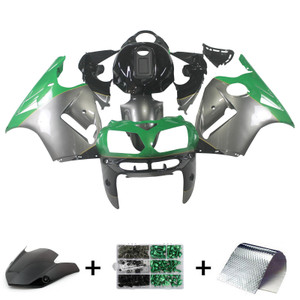 2002-2005 Kawasaki ZX12R Amotopart Injection Fairing Kit Bodywork Plastic ABS #108