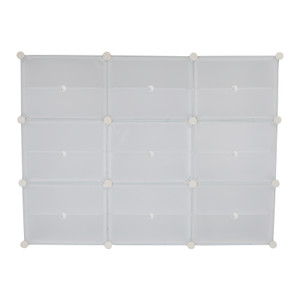 36 Pair Stackable Shoe Storage Cabinet Drawer Box Plastic Frame