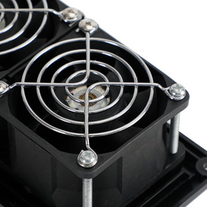 RV Boat Caravan 12V Side Air Cooling Blower Fan Vent Exhaust Ventilation Black