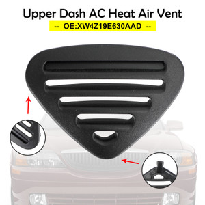 Upper Dash AC Heat Air Vent Black XW4Z19E630AAD for Ford Thunderbird 2002