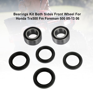 Atv Bearings Kit Both Sides Front Wheel For Honda Trx500 Fm Foreman 05-13 06