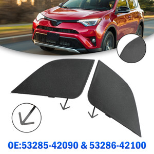Right & Left Front Bumper Tow Eye Cap for Toyota Rav4 2016-2018