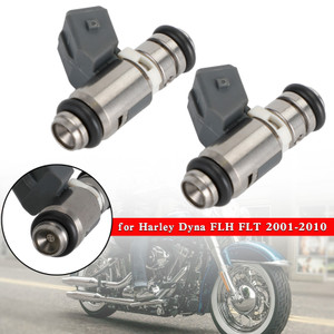 2PCS Fuel Injectors For Dyna FLH FLT 2001-2010 IWP162 28040151A IWP-162