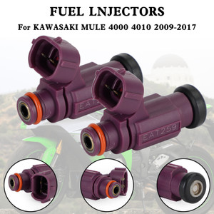 2PCS Fuel Injector EAT259 49033-2060 490332060 for KAWASAKI MULE 4000 4010 09-17