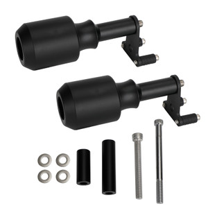 Aluminum Frame Crash Sliders Protection Black Fit For Kawasaki Ninja Z400 18-21