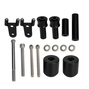 Aluminum Frame Crash Sliders Protection Black Fit For Kawasaki Ninja Z400 18-21