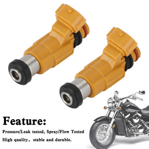 2PCS 49033-1057 Fuel injectors INP-786 for Kawasaki 2000-2008 Vulcan 1500 1600 PN