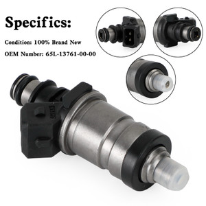 6PCS Fuel Injector 65L-13761-00-00 For Yamaha 150/200/225 HP 2 Stroke