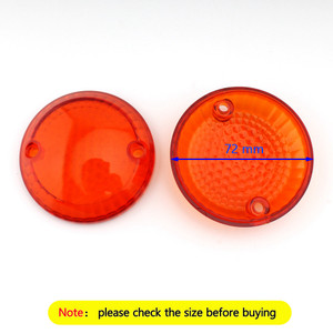 Turn Signal Light Lens Cover For Suzuki Cruisers Intruder 1400 VX800 Amber