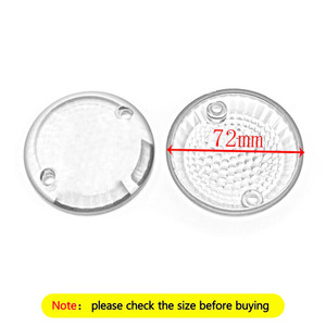 Turn Signal Light Lens Cover For Suzuki Cruisers Intruder 1400 VX800 Clear