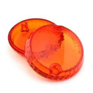 Turn Signals Indicators Lens Cover For Yamaha Kawasaki Vulcan 1500 VN Amber