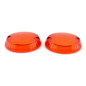 Turn Signals Indicators Lens Cover For Yamaha Kawasaki Vulcan 1500 VN Amber