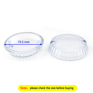 Turn Signals Indicators Lens Cover For Yamaha Kawasaki Vulcan 1500 VN Clear
