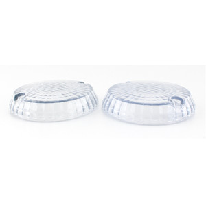 Turn Signals Indicators Lens Cover For Yamaha Kawasaki Vulcan 1500 VN Clear