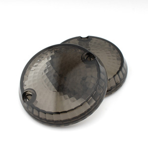 Turn Signals Indicators Lens Cover For Yamaha Kawasaki Vulcan 1500 VN Smoke