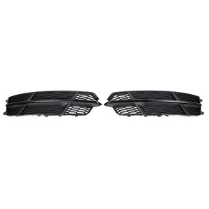 Front Bumper Lower Grille Grill Fit Audi A6 C7 S-Line 2014-2018 Matt Black