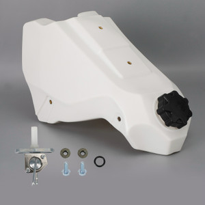 3.6 Gal Large Capacity Gas FUEL Tank White For Honda CR 500R CR500R 1989-2001