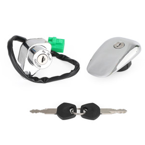 Ignition Switch Fuel Gas Cap Keys for Suzuki Intruder VS700 VS750 VS800 VS1400