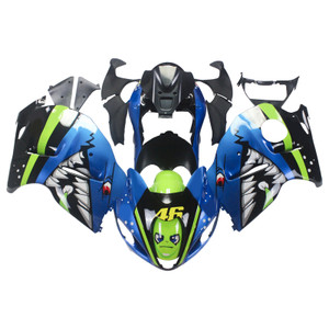 1999-2007 Suzuki Hayabusa GSX1300 Amotopart Injection Fairing Kit Bodywork Plastic ABS #109